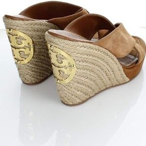 Genuine Tory Burch wedge - suede